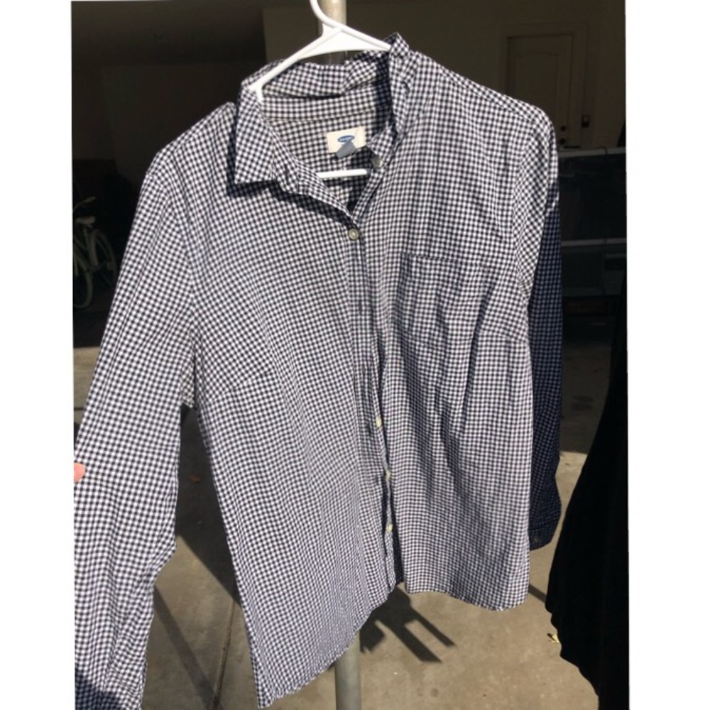 Plaid button down